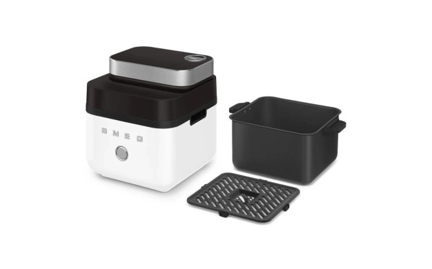 SMEG AFC01WHMAU – Фритюрник с горещ въздух Collezione, 7.3 л, матово бял